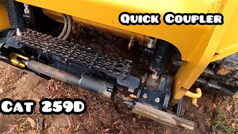 cat skid steer quick attach not working|cat skid steer hydraulic override.